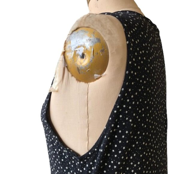 90s vintage maxi tank dress with stars print - Picture 9 of 15